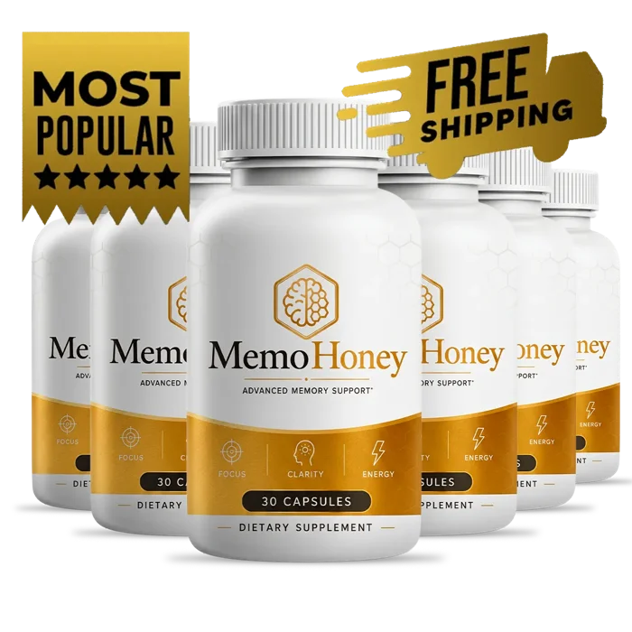 Six bottles of MemoHoney